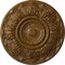 Ekena Millwork Whitman Ceiling Medallion (For Canopies up to 3 3/4"), 13"OD x 1 3/8"P, Smokey Topaz Crackle CM13WHSTC - alternate 1